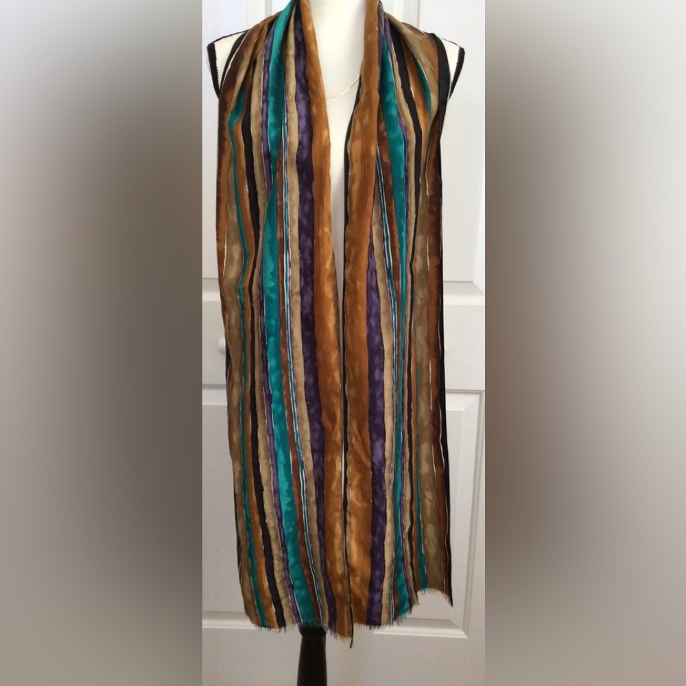 Colorful silk scarf